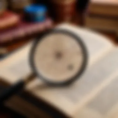 Deciphering Clues: A Detective's Journey An intricate web of clues and a magnifying glass