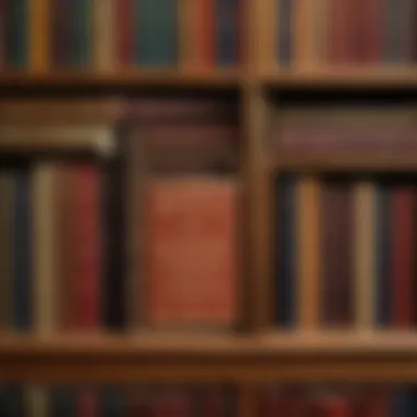 Literature's Impact on Society A collection of classic literary works symbolizing the impact of literature on society