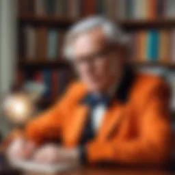 A conceptual representation of Isaac Asimov's influence on science fiction literature