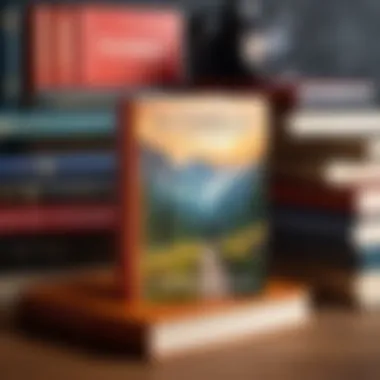 Exploring Iconic Adventure Literature A captivating book cover of an adventure novel