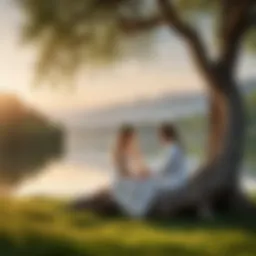 A serene landscape symbolizing self-love and tranquility