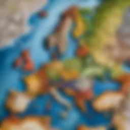 A historical map of Europe