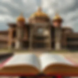 A mystical representation of ancient Rus featuring iconic architecture