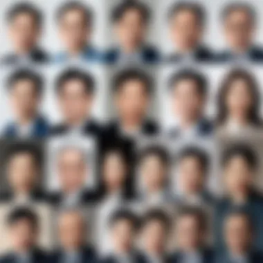 Collage of renowned Korean detective authors