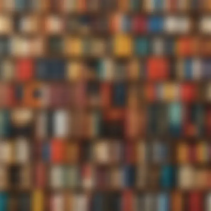 A collage of classic and contemporary best-selling books