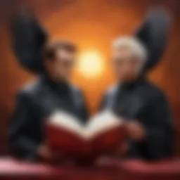 Symbolic representation of good omens in literature
