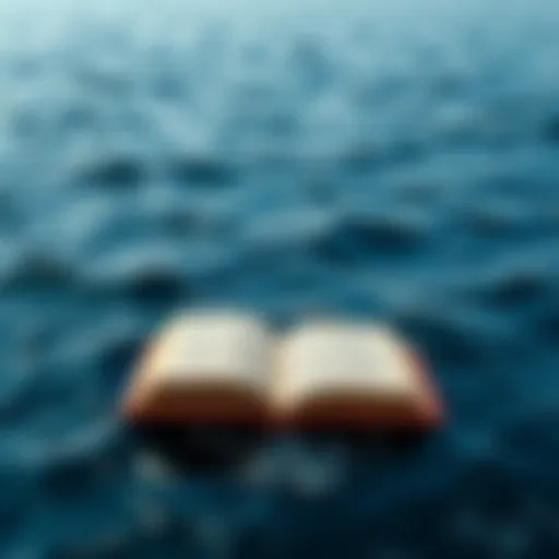 A vast ocean symbolizing deep introspection