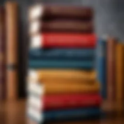 A stack of influential books
