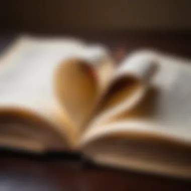 Pages of Heartache An open book with tear-stained pages, capturing the essence of emotional stories.