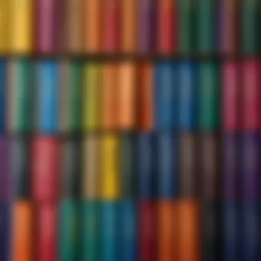 Celebrating LGBTQ+ Literature A collection of books with rainbow bookmarks