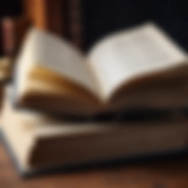 An open book with a captivating story unfolding