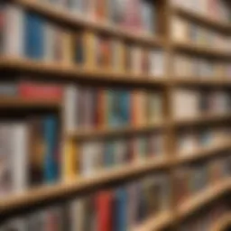 A vibrant collection of manga volumes on a shelf