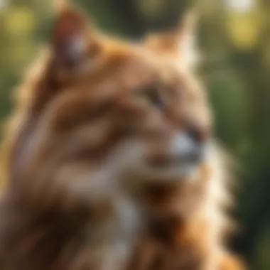 The Majestic Leader of ThunderClan A majestic leader of ThunderClan showcasing courage
