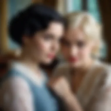 Emotional Connections in Miss Peregrine's World A heartwarming moment between the characters