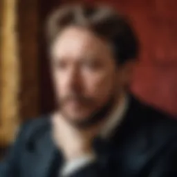 Portrait of Anton Chekhov in a contemplative mood