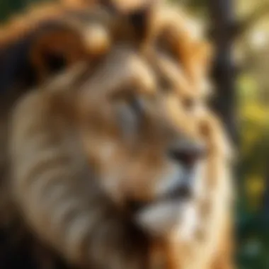 Aslan: The Symbol of Translation Nuances A depiction of Aslan symbolizing translation challenges