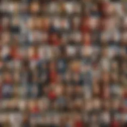 A collage of iconic heroes embodying valor and sacrifice.