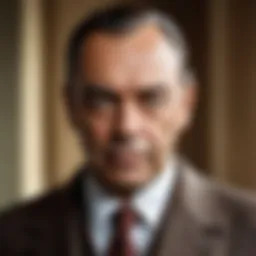 A portrait of Erich Maria Remarque, capturing his thoughtful expression.