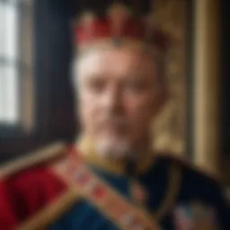 A regal representation of King Riley, symbolizing honor and legacy.