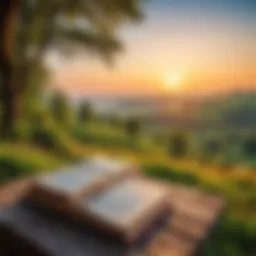 Enchanting landscapes from romantic novels