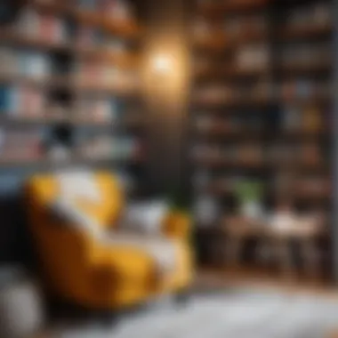Creating a Comfortable Space for Psychological Exploration A cozy reading nook with psychology books