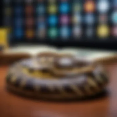 Key Python Libraries for Development Illustration of popular Python libraries used in programming and gaming