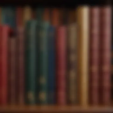 Treasures of Unseen Literature A collection of diverse books with an ethereal glow, hinting at hidden literary treasures