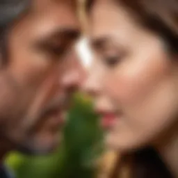 A couple sharing an intimate moment, illustrating the depth of adult love