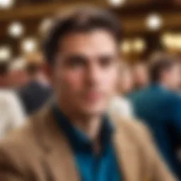 Ethan Cross in a literary event