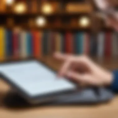 Technology Enhancing the Reading Experience Modern technology complementing reading, such as e-books and tablets