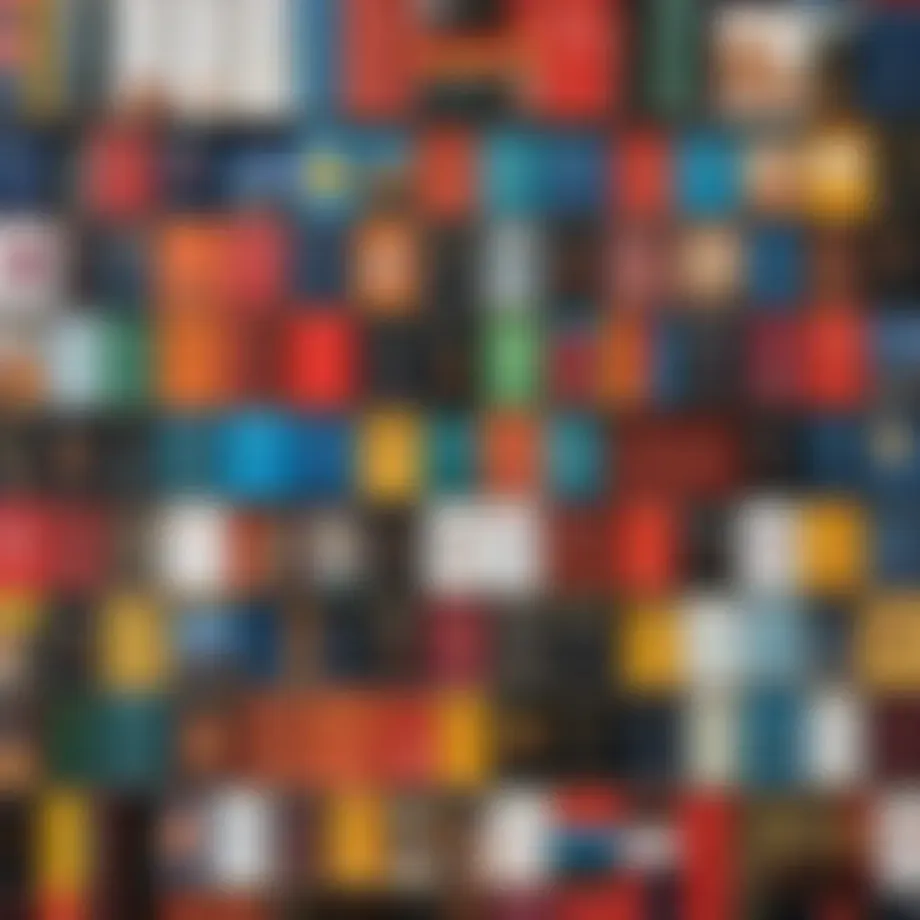 A digital library showcasing various psychology book covers