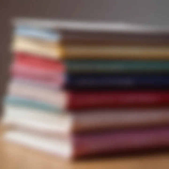 A stack of contemporary novels with romantic themes placed artistically
