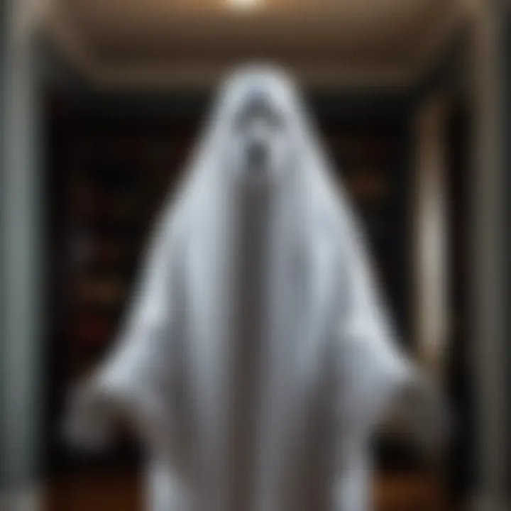 An artistic depiction of a ghostly figure, symbolizing fear in narratives