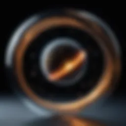 An artistic representation of celestial bodies in motion, illustrating the complexities of gravitational interactions.