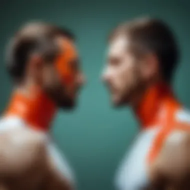 Character Dynamics An abstract representation of character dynamics illustrating the interplay between relationships in 'Самая Белая Ночь'.