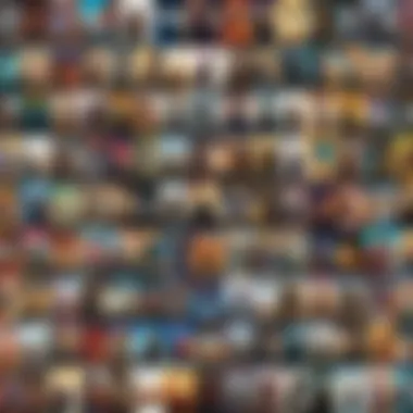 Collage of Video Game Fandoms A vibrant collage representing various video game fandoms.