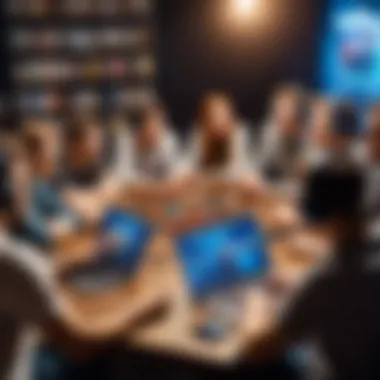 Online Community Discussion in Gaming An engaging online community discussion among gamers.