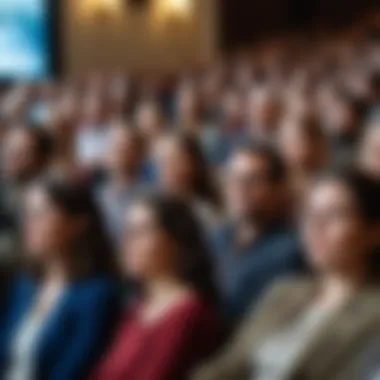 An audience engaged in a film screening, reflecting diverse reactions