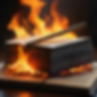 Fire in Japanese Literature Artistic interpretation of fire within Japanese literature