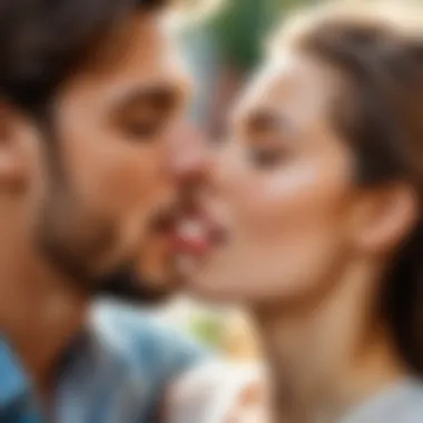 An emotional portrayal of the impact of a first kiss on personal growth