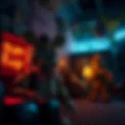 A captivating illustration of the eerie environment of Five Nights at Freddy's.