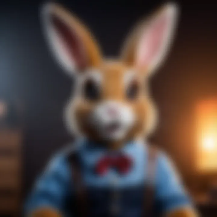 Bonnie the Bunny revealing his unique design