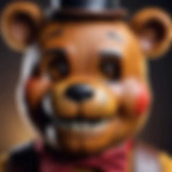 Freddy Fazbear showcasing his iconic appearance