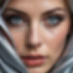 Artistic representation of the 'Silver Eyes' book cover