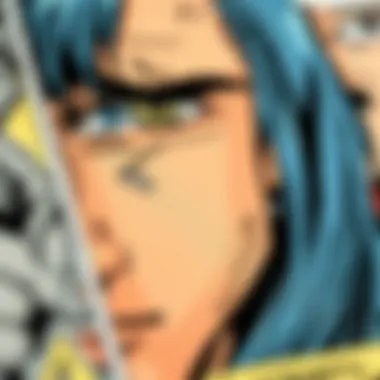 Intricate Artistry: Emotions in Graphic Novels A close-up of a graphic novel panel highlighting the intricate art style and emotional expressions of characters.