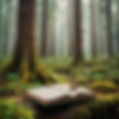 The Enigmatic Forest of Gravity Falls A depiction of the mysterious forest of Gravity Falls