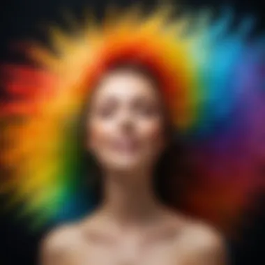 The Spectrum of Emotions in Our Lives An abstract representation of emotions and experiences