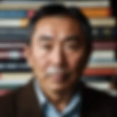 An abstract visualization of the narrative style unique to Murakami