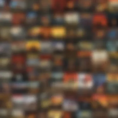 The Evolution of Heavy Metal Album Art An artistic representation of heavy metal album covers through the years