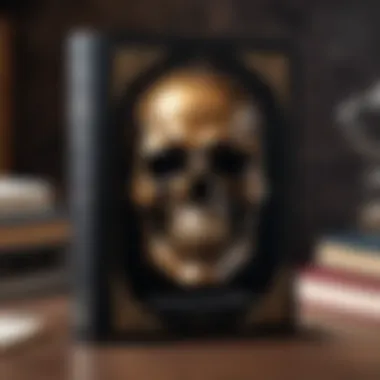 Literature Inspired by Heavy Metal A darkly themed book cover inspired by heavy metal lyrics